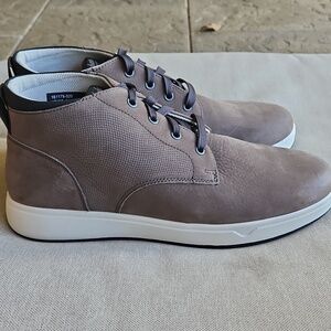 FLORSHEIM Heist Plain Toe Chukka Boots Leather Lace-up, Men's 9 EEE Wide Brown